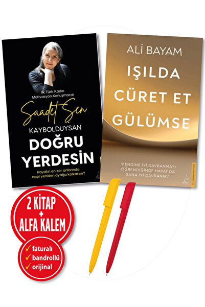 Destek Yayınları Alfa Kalem+Işılda, Cüret Et, Gülümse+Kaybolduysan Doğru Yerd...