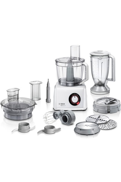 Bosch Robot de bucatarie MC812W872, 1250 W, 3,9 l, 50 functii, Selector vitez...