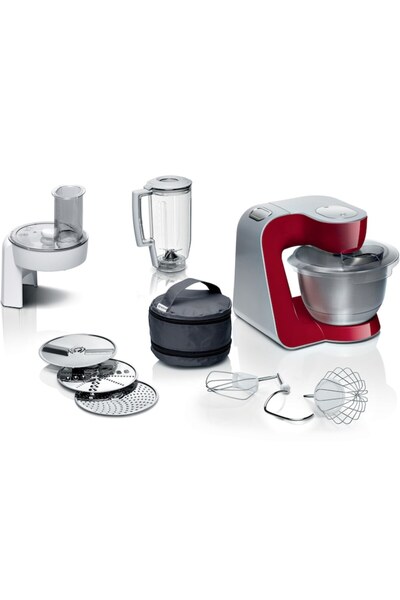 Bosch Robot de bucatarie MUM58720, 1000 W, Bol Inox 3,9 l, μπλέντερ 1,25 l, 7...