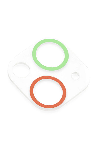 CT STONES زجاج حماية لعدسة الكاميرا الملونة لهاتف آيفون 13 من نيو فيس - أخضر-...