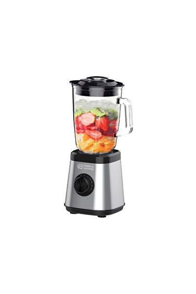 General Supreme Blender, 1.5 Liter, Glass Jar, 1000 Watt, Steel
