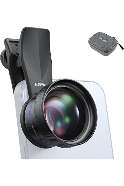 Generic NEEWER 58mm Telephoto Lens with 17mm Threaded Phone Camera Lens Clip,...