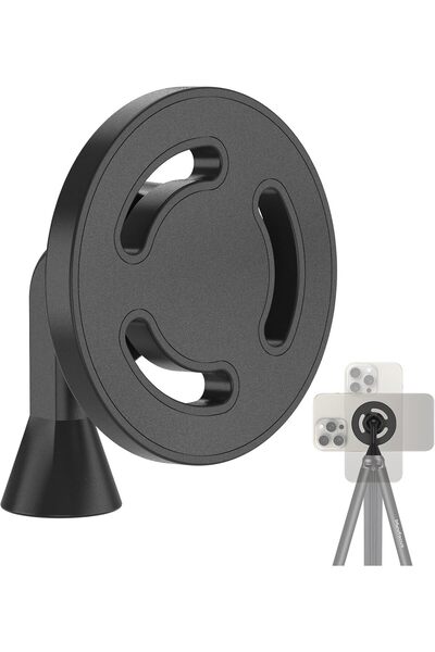 Generic محول تثبيت ثلاثي القوائم مغناطيسي للهاتف مع فتحة لولبية 1/4 بوصة - 20...