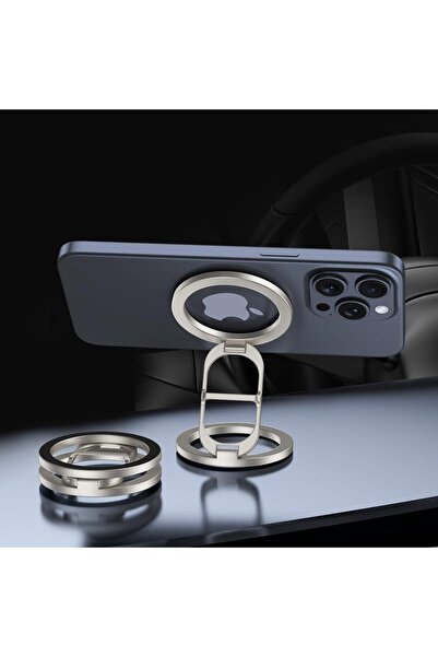 Generic Double Side Magnetic Phone Holder, Foldable and Portable Magnetic Pho...