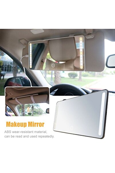 Choice Fccemc Car Sun Visor Makeup Mirror LED Touch Screen Adjustable Brightn...