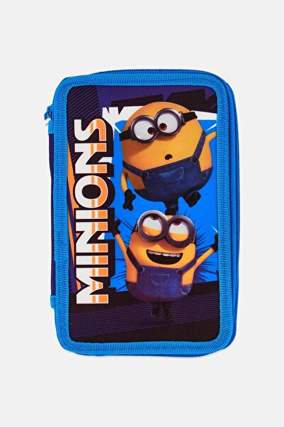Illumination Entertainment Minions 3 Zippers Pencil Case With Colored Pencils...