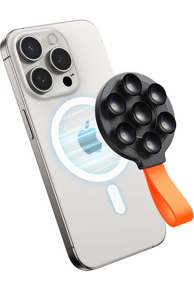 Generic حامل هاتف سيليكوني لاصق من إكسفور، حامل ملحق للهاتف المحمول بدون استخ...