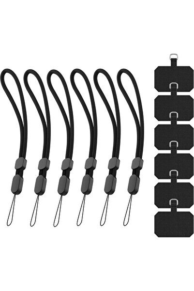 Generic عبوة من 6 أربطة معصم يدوية للهواتف المحمولة، والكاميرات، وكاميرات GoP...