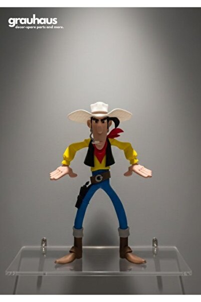 GRAUHAUS Red Kit Lucky Luke Figürü 30 CM Dekoratif Figür Ofis & Ev Dekoru