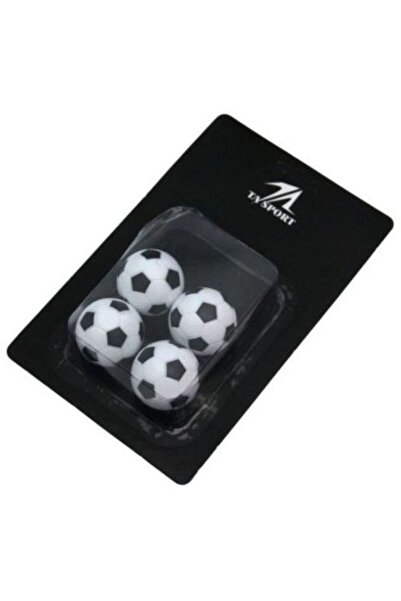 TA SPORT Fooseball Game Ball - 4Pc Pack - Color Black/White