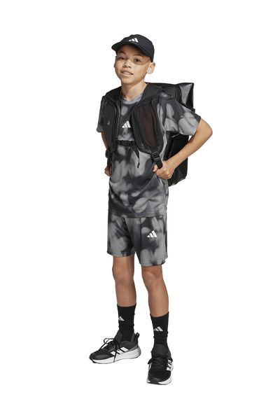 adidas Lastikli Bel Normal Siyah - Gri Erkek Çocuk Şort JM3782 J SPR AOP 2 SHO