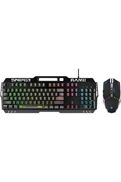 Generic Wired Gaming Keyboard and Mouse Combo Blue Switch RGB Gaming Keyboard...