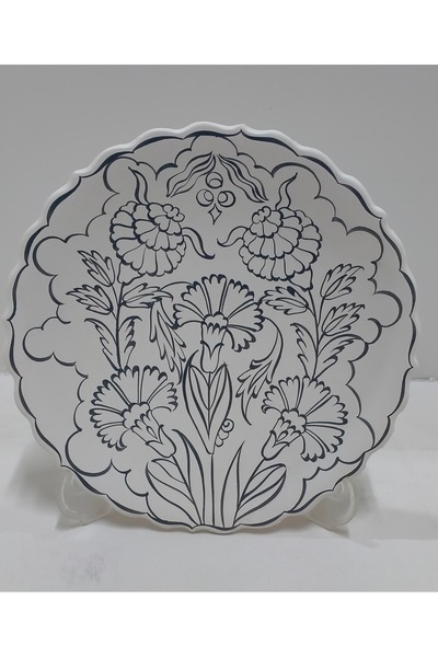 Home 18 cm Çini tahrirli tabak