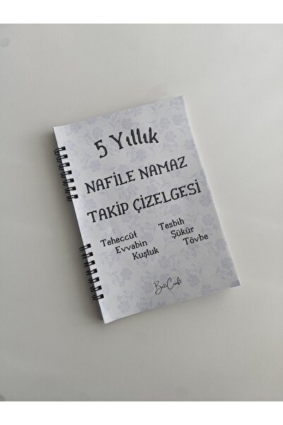 beticraft 5 Yıllık Nafile Namaz Takip Çizelgesi