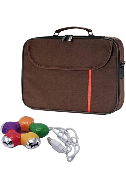 Generic حقيبة كمبيوتر محمول، حقيبة كتف من داتازون مقاس 14.1 بوصة باللون البني...