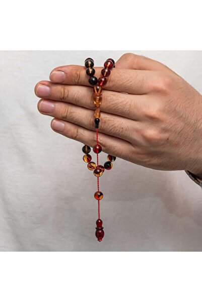 Inure Jewelry Mărgele de rugăciune de chihlimbar stoarsă