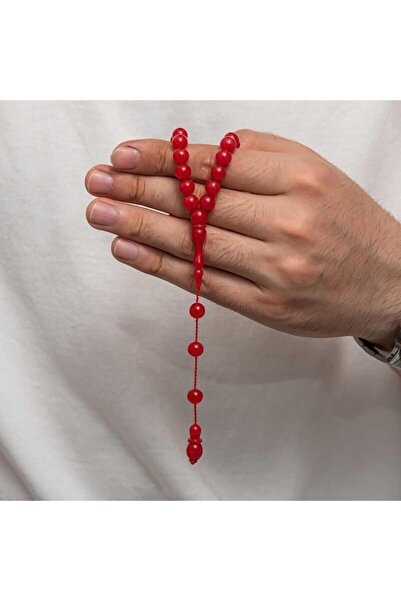 Inure Jewelry Mărgele de rugăciune rotunde de chihlimbar