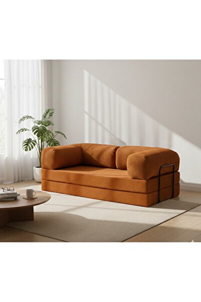 Joyfoam Terra Soft 3 lü Konfor Lego Koltuk Fitilli Kadife Kumaş Modern Tasarım