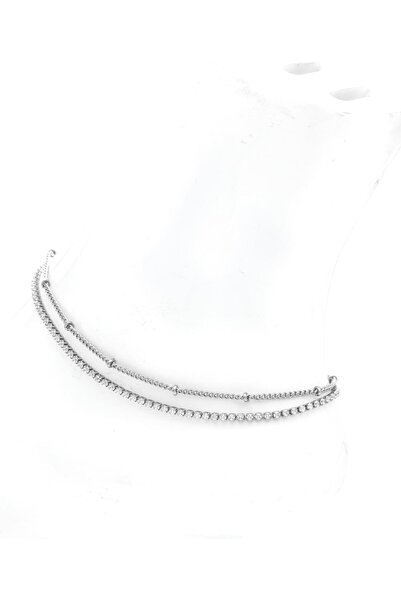 Generic 65144149 أحدث خلخال أنيق للنساء فضي