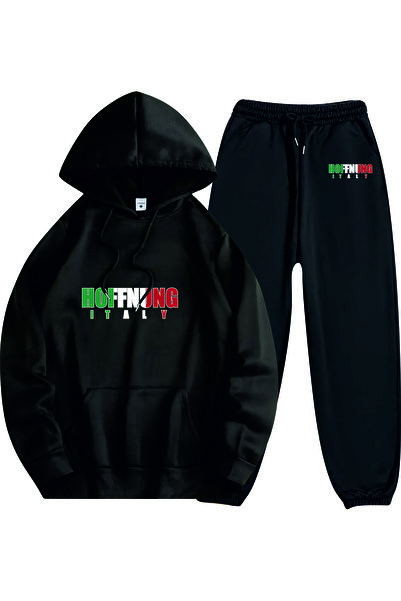 HOFFNUNG Casual Tracksuit Set Italy Outdoor Spring/Summer Full Hoodie