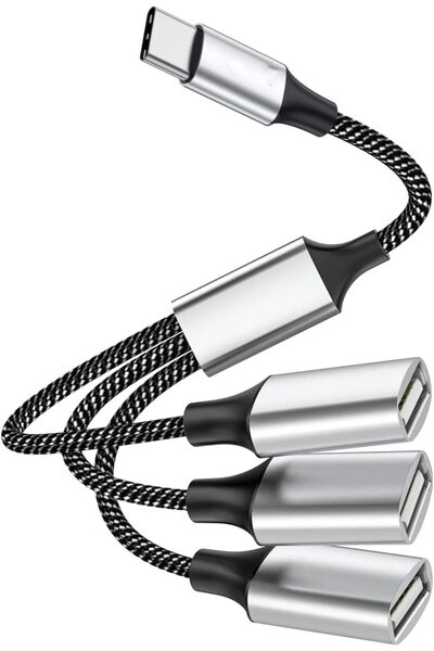 Generic Joyzzz USB Female Cable, USBS C Male to 3 USB A Female Splitter Cable...