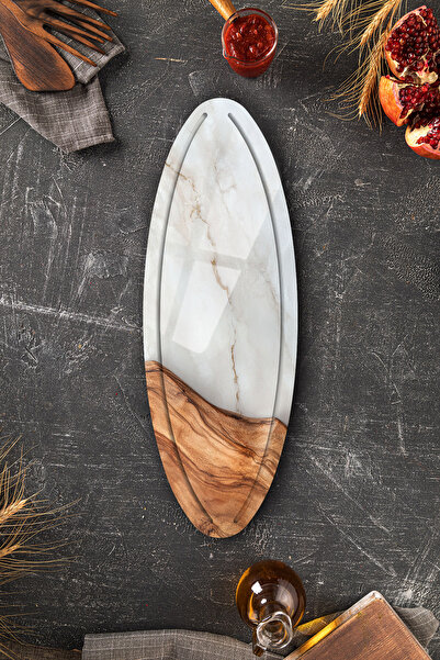 Decorita Cam Pide - Cheese - Presentation Plate |   Nexus |   50cm X 17.5cm