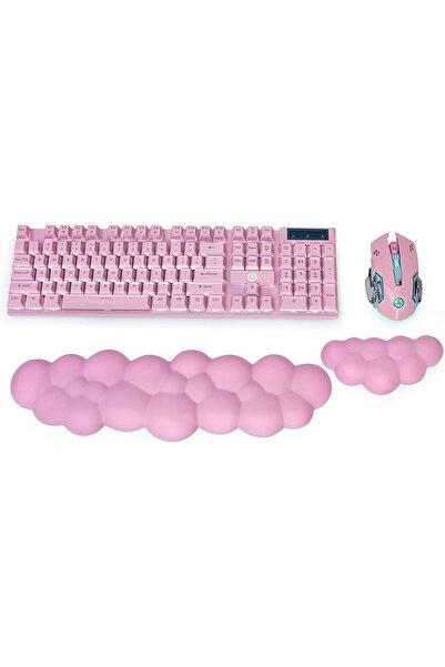 Generic مسند معصم للوحة المفاتيح، مسند معصم من إسفنج الذاكرة للوحة مفاتيح الك...