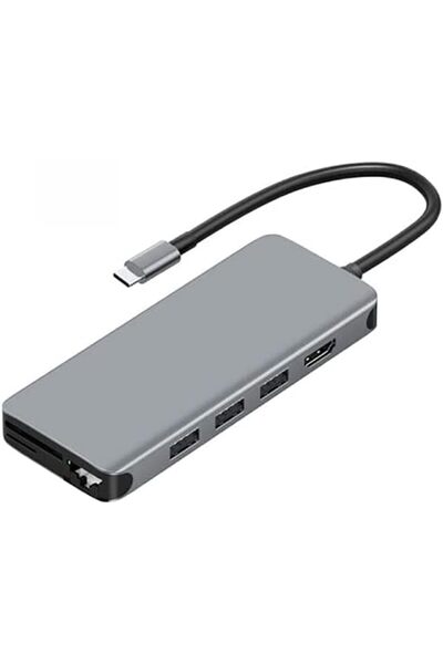 Generic WIWU Alpha 12 In 1 Type C Hub Multi-Function Adapter Portable Mini Si...