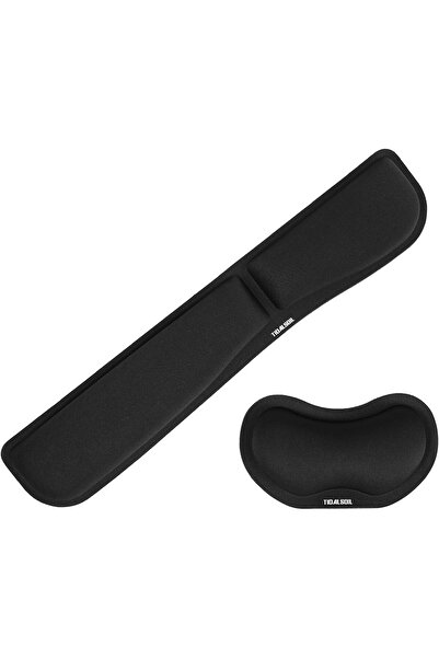 Generic مسند معصم لمجموعة لوحة مفاتيح الكمبيوتر والماوس - إسفنج ميموري فوم فا...