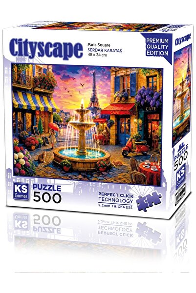 Ks Games 500 Piece Paris Square Puzzle - Sedar Karataş - 20094