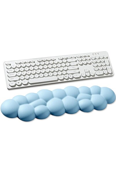 Generic Leolee Keyboard Cloud Wrist Rest, Blue Cloud Wrist Rest with Leather ...