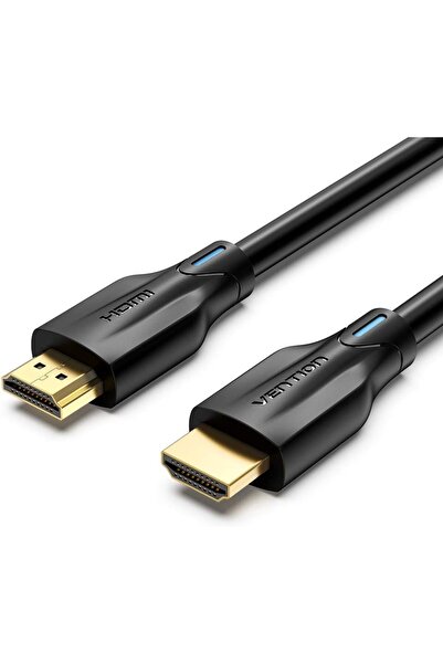 Generic كابل فينتون HDMI بدقة 8K، طوله 2 متر، لون أسود
