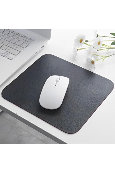 Generic وسادة ماوس من الجلد PVC / 25 سم × 21 سم، وسادة ماوس مزدوجة الجوانب ما...