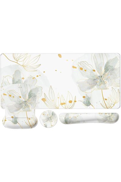 Generic MOSISO Desk Pad Mat Keyboard Mouse Pad Set, Large Gaming Mouse Pad&Ke...