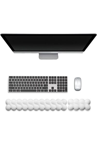 Generic Cloud Keyboard Mouse Pad Wrist Rest Set, Ergonomic Wrist Support with...