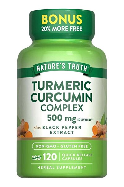 Nature's Truth مركب الكركمين مع الفلفل الأسود، 120 كبسولة