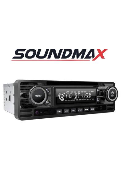 Soundmax Sx-Mx65cl Nostaljik Oto Teyp 2 amfi Çıkışlı App Knt rgb Type c Usb B...