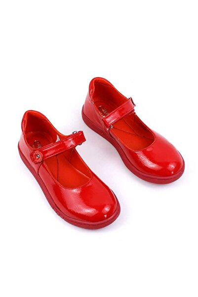 tino Lightweight children's shoes with decorated strap 1527-RED/G