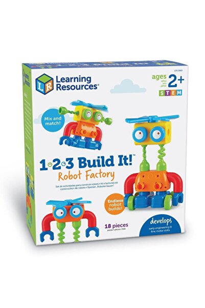 Learning Resources Let's build - 1, 2, 3 Colorful Robot