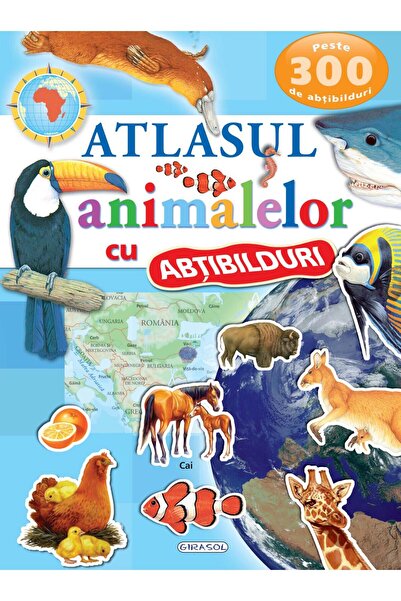 GIRASOL Atlasul animalelor cu abtibilduri