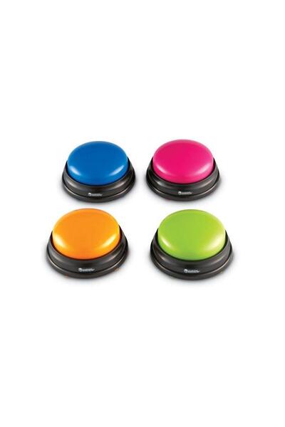 Learning Resources Buzzers (with response sounds) - set of 4 pieces