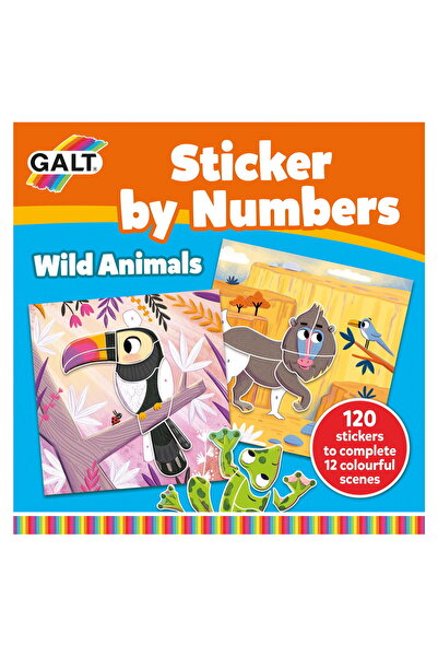 Galt Cartea mea cu stickere - Animalute salbatice