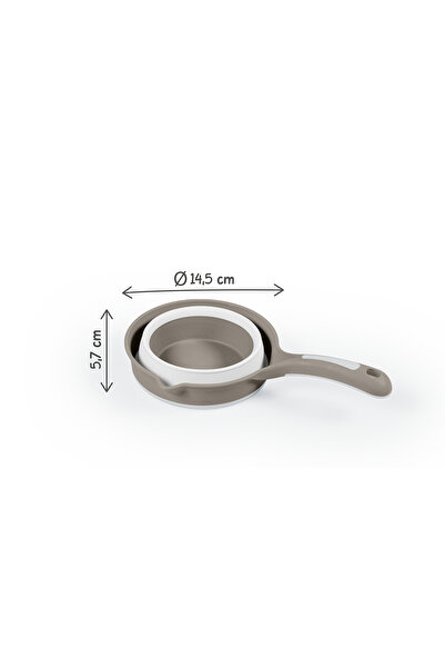 Dolu Nuve Foldable container with handle for bathroom - Gray