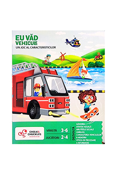 Chalk and Chuckles Joc de logica - Eu vad - Vehicule
