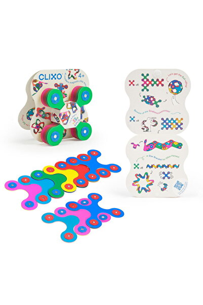 Clixo Магнитна игра за сглобяване - Tiny & Mighty (9 части)