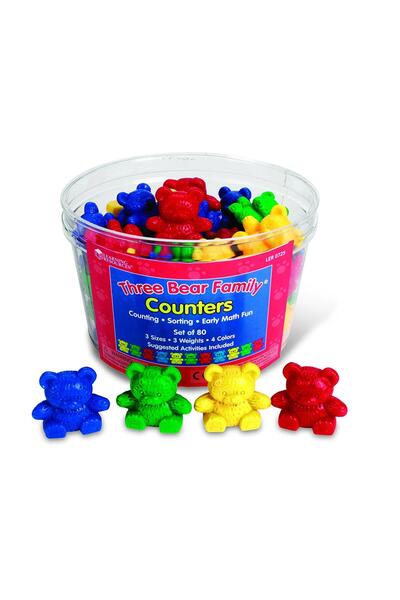 Learning Resources The teddy bear family - learning to measure