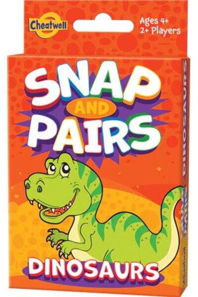 Cheatwell Joc de carti 2 in 1 - Dinozauri veseli