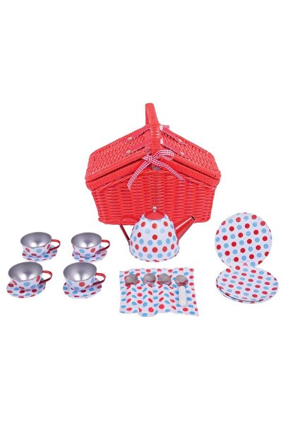 BIGJIGS Toys Setul meu de picnic cu buline
