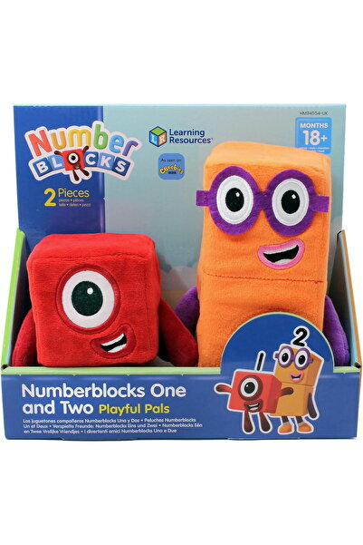 Hand2Mind Numberblocks Plush Mascot Set - One & Two