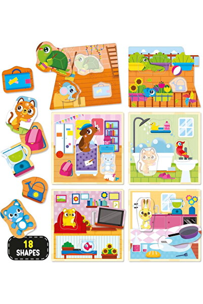 Lisciani Montessori Game - Animal House